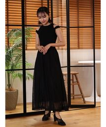 LAGUNAMOON | ストライプメッシュコンビワンピース(ワンピース)