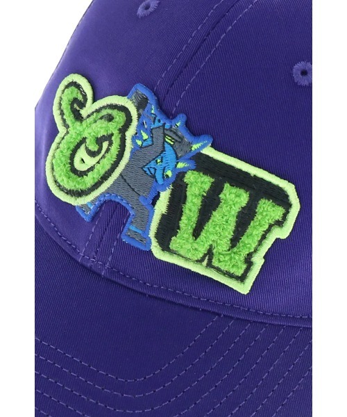 off white（オフホワイト）の「VARSITY BASEBALL CAP（キャップ・メンズ・パープル・ONE SIZE）」の5枚目の写真