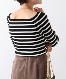 NOLLEY’S Sophi | 《手洗い可能》総針スクエアネックプルオーバーニット(ニット/セーター)