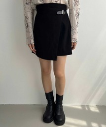one after another NICE CLAUP | サイドベルトミニスカパン(その他パンツ)