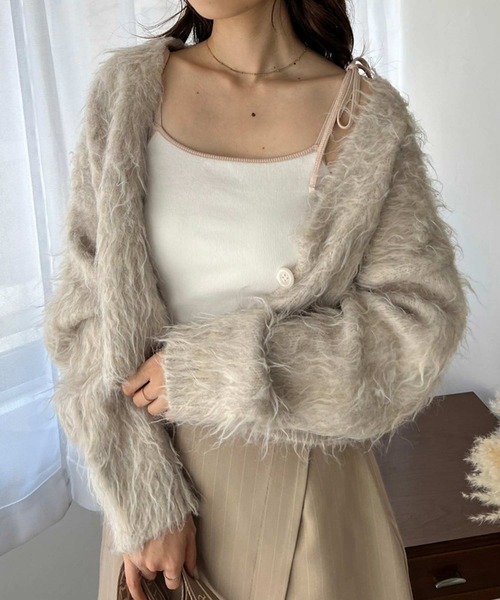 one after another NICE CLAUP（ワンアフターアナザーナイスクラップ）の「サイドベルトミニスカパン（その他パンツ・レディース・ベージュ/チェック/ブラック/ダークブラウン・FREE）」の21枚目の写真