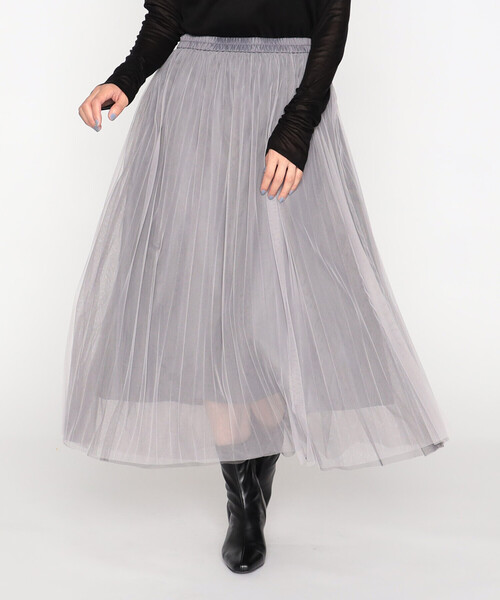 COMME CA MODELS(コムサモデルズ)の「チュールスカート(スカート・レディース・ライトグレー/ブラック/キャメル・FREE)」の15枚目の写真