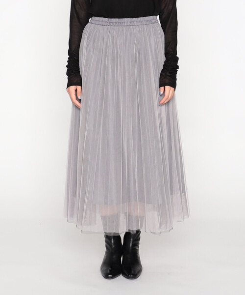COMME CA MODELS(コムサモデルズ)の「チュールスカート(スカート・レディース・ライトグレー/ブラック/キャメル・FREE)」の16枚目の写真