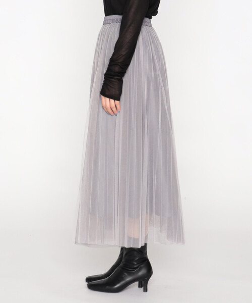 COMME CA MODELS(コムサモデルズ)の「チュールスカート(スカート・レディース・ライトグレー/ブラック/キャメル・FREE)」の17枚目の写真