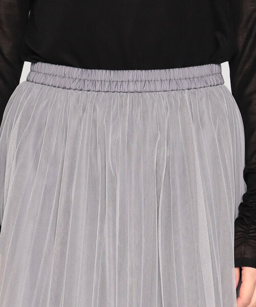 COMME CA MODELS(コムサモデルズ)の「チュールスカート(スカート・レディース・ライトグレー/ブラック/キャメル・FREE)」の19枚目の写真
