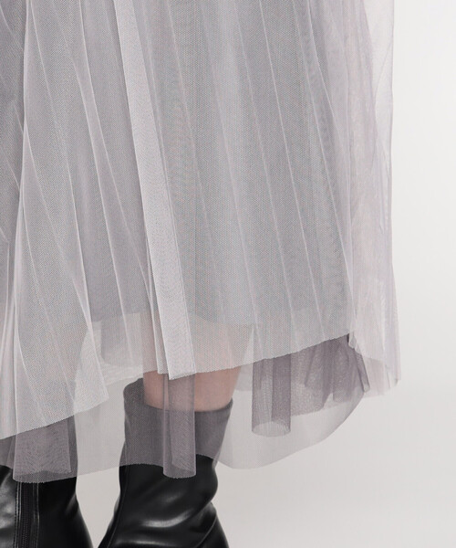 COMME CA MODELS(コムサモデルズ)の「チュールスカート(スカート・レディース・ライトグレー/ブラック/キャメル・FREE)」の22枚目の写真