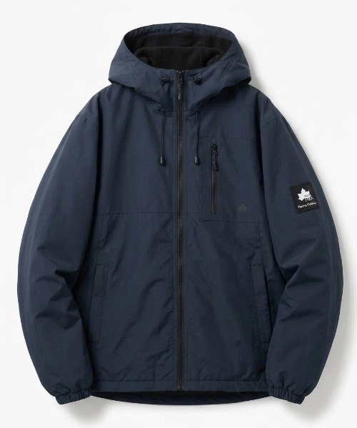 LOGOS（ロゴス）の「2026AW LOGOS/ロゴス 撥水 裏フリース マウンテンパーカー ナイロンジャケット レディース メンズ（ナイロンジャケット・メンズ・ブラック/ベージュ/サンドベージュ/サックスブルー/オリーブ/カーキ/ネイビー/ベージュ系その他/ライトベージュ/マスタード/グリーン系その他/ブルー系その他/ベージュ系その他2・LL/M/L）」の12枚目の写真