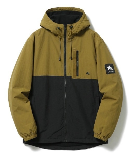 LOGOS（ロゴス）の「2026AW LOGOS/ロゴス 撥水 裏フリース マウンテンパーカー ナイロンジャケット レディース メンズ（ナイロンジャケット・メンズ・ブラック/ベージュ/サンドベージュ/サックスブルー/オリーブ/カーキ/ネイビー/ベージュ系その他/ライトベージュ/マスタード/グリーン系その他/ブルー系その他/ベージュ系その他2・LL/M/L）」の14枚目の写真