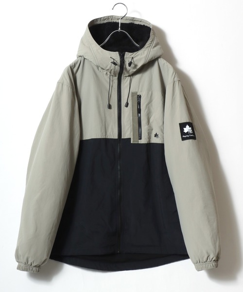 LOGOS（ロゴス）の「2026AW LOGOS/ロゴス 撥水 裏フリース マウンテンパーカー ナイロンジャケット レディース メンズ（ナイロンジャケット・メンズ・ブラック/ベージュ/サンドベージュ/サックスブルー/オリーブ/カーキ/ネイビー/ベージュ系その他/ライトベージュ/マスタード/グリーン系その他/ブルー系その他/ベージュ系その他2・LL/M/L）」の15枚目の写真
