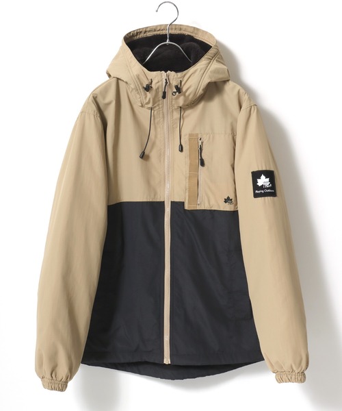LOGOS（ロゴス）の「2026AW LOGOS/ロゴス 撥水 裏フリース マウンテンパーカー ナイロンジャケット レディース メンズ（ナイロンジャケット・メンズ・ブラック/ベージュ/サンドベージュ/サックスブルー/オリーブ/カーキ/ネイビー/ベージュ系その他/ライトベージュ/マスタード/グリーン系その他/ブルー系その他/ベージュ系その他2・LL/M/L）」の16枚目の写真