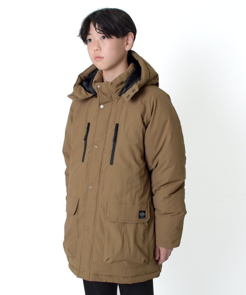 GLAZOS（グラソス）の「【撥水】【保温】機能中綿サーモライト・ミドルコート（その他アウター・キッズ・カーキ/ブラック/ベージュ・130cm/140cm/150cm/160cm/170cm）」の5枚目の写真