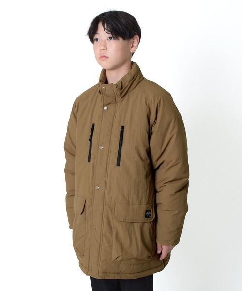 GLAZOS（グラソス）の「【撥水】【保温】機能中綿サーモライト・ミドルコート（その他アウター・キッズ・カーキ/ブラック/ベージュ・130cm/140cm/150cm/160cm/170cm）」の7枚目の写真