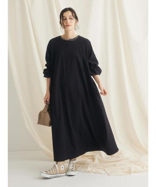 CRAFT STANDARD BOUTIQUE(クラフトスタンダードブティック)の「レーヨンデシンドレッシーワンピース(ワンピース・レディース・オフホワイト/オレンジ/グリーン/ブラック・FREE)」の18枚目の写真