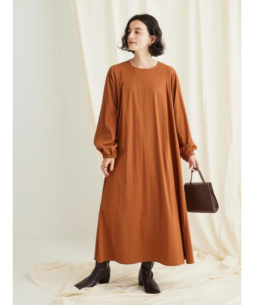 CRAFT STANDARD BOUTIQUE(クラフトスタンダードブティック)の「レーヨンデシンドレッシーワンピース(ワンピース・レディース・オフホワイト/オレンジ/グリーン/ブラック・FREE)」の19枚目の写真