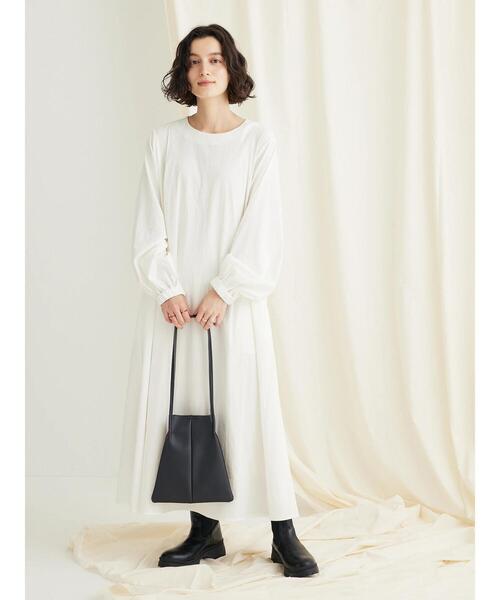 CRAFT STANDARD BOUTIQUE(クラフトスタンダードブティック)の「レーヨンデシンドレッシーワンピース(ワンピース・レディース・オフホワイト/オレンジ/グリーン/ブラック・FREE)」の21枚目の写真