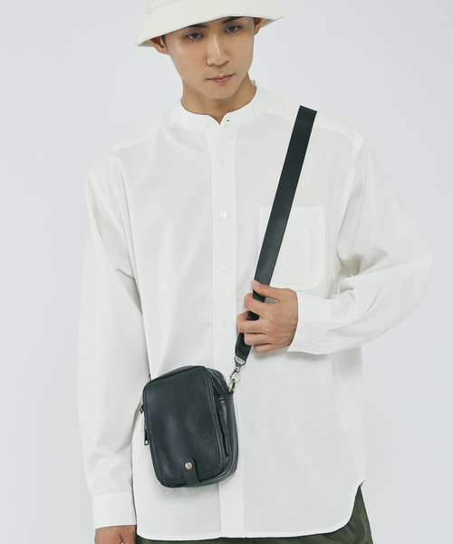 MYSELF ABAHOUSE(マイセルフアバハウス)の「PUレザー スクエア ミニ ショルダーバッグ(ショルダーバッグ・メンズ・ブラック/ブラウン・フリー)」の10枚目の写真