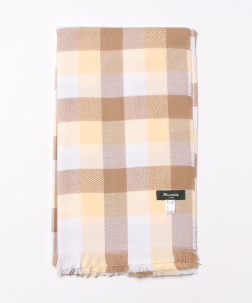 Montaluly（モンタルリー）の「【Montaluly/モンタルリー】チェック柄　ストール　ショール　マフラー　フランス製（ストール/ショール・レディース・グリーン/ベージュ/パープル・FREE）」の13枚目の写真