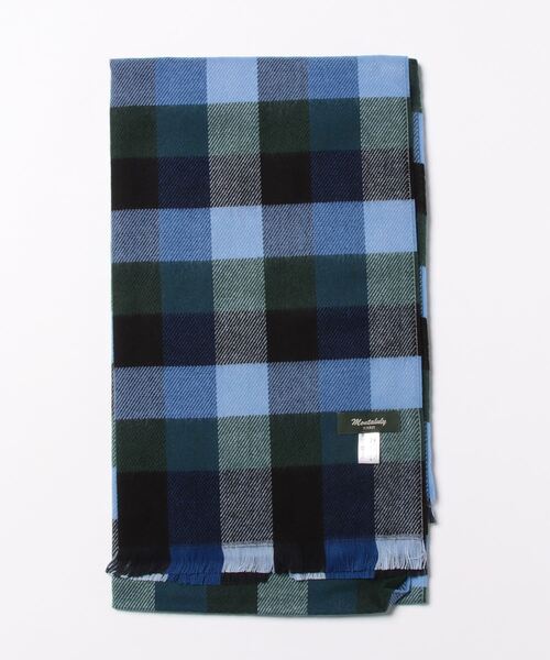 Montaluly（モンタルリー）の「【Montaluly/モンタルリー】チェック柄　ストール　ショール　マフラー　フランス製（ストール/ショール・レディース・グリーン/ベージュ/パープル・FREE）」の5枚目の写真