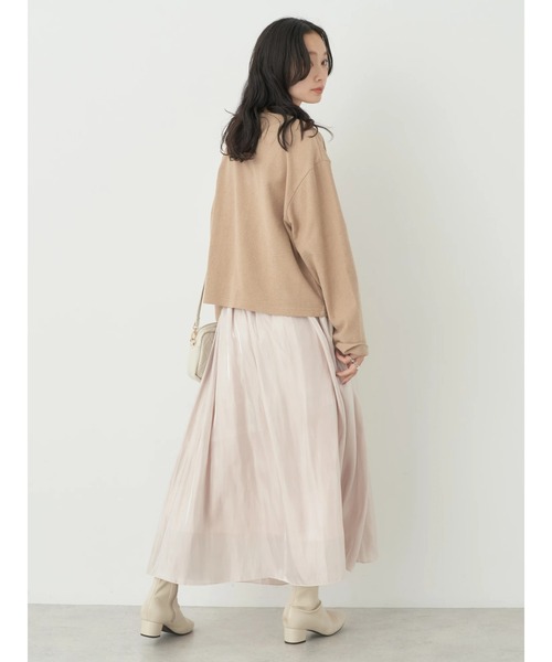 earth music&ecology（アースミュージックアンドエコロジー）の「金釦スラブカーディガン（カーディガン/ボレロ・レディース・ベージュ/ネイビー/ブラック・FREE）」の21枚目の写真