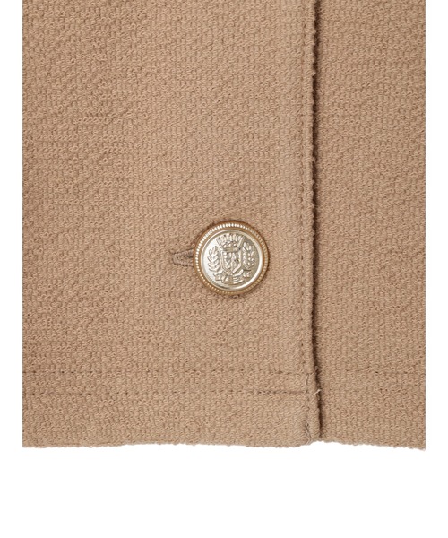 earth music&ecology（アースミュージックアンドエコロジー）の「金釦スラブカーディガン（カーディガン/ボレロ・レディース・ベージュ/ネイビー/ブラック・FREE）」の11枚目の写真