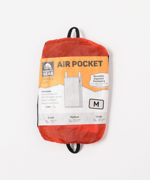Granite Gear(グラナイトギア)の「GRANITE GEAR / AIR POCKET M(ポーチ・メンズ・オレンジ・ONE SIZE)」の9枚目の写真
