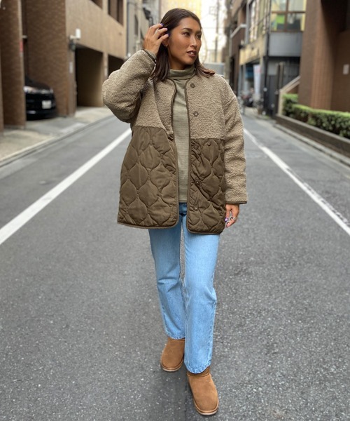 【セール】RIKKA FEMME/リッカファム ジャケット BOA切り替え NY/NWRF23FW01（その他アウター）｜RIKKA FEMME（リッカファーム）