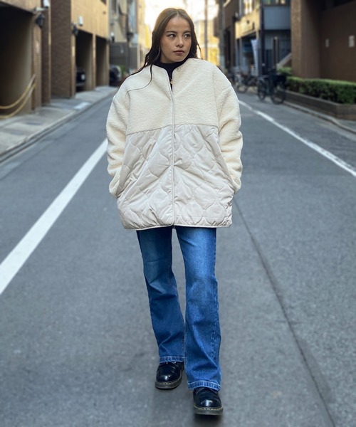 【セール】RIKKA FEMME/リッカファム ジャケット BOA切り替え NY/NWRF23FW01（その他アウター）｜RIKKA FEMME（リッカファーム）