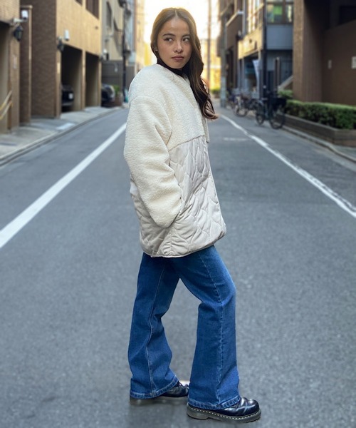 【セール】RIKKA FEMME/リッカファム ジャケット BOA切り替え NY/NWRF23FW01（その他アウター）｜RIKKA FEMME（リッカファーム）
