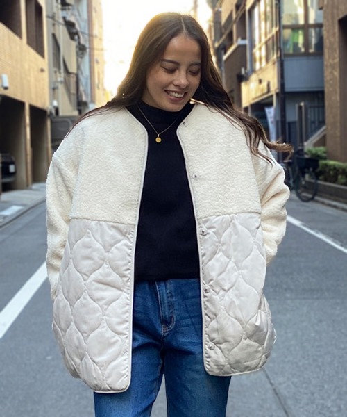 【セール】RIKKA FEMME/リッカファム ジャケット BOA切り替え NY/NWRF23FW01（その他アウター）｜RIKKA FEMME（リッカファーム）