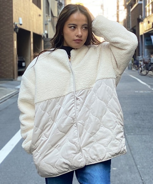 【セール】RIKKA FEMME/リッカファム ジャケット BOA切り替え NY/NWRF23FW01（その他アウター）｜RIKKA FEMME（リッカファーム）