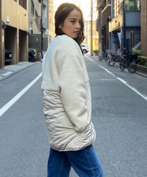 【セール】RIKKA FEMME/リッカファム ジャケット BOA切り替え NY/NWRF23FW01（その他アウター）｜RIKKA FEMME（リッカファーム）