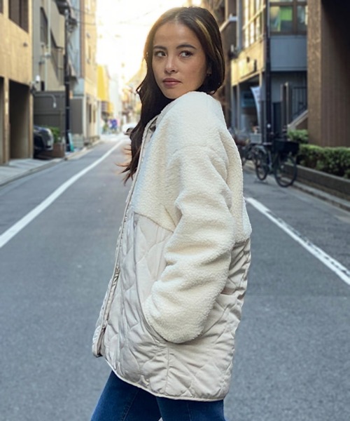 【セール】RIKKA FEMME/リッカファム ジャケット BOA切り替え NY/NWRF23FW01（その他アウター）｜RIKKA FEMME（リッカファーム）