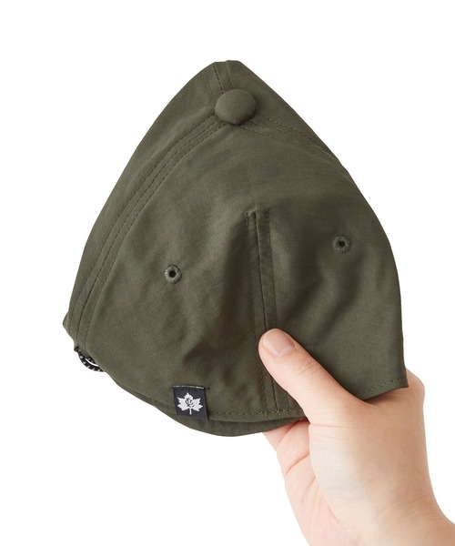 LOGOS(ロゴス)の「【CAMP LOGOS/キャンプロゴス】3パネル アウトドアキャップ(撥水・折りたたみ式)(キャップ・メンズ・サンドベージュ/カーキ/ブラック・FREE)」の9枚目の写真