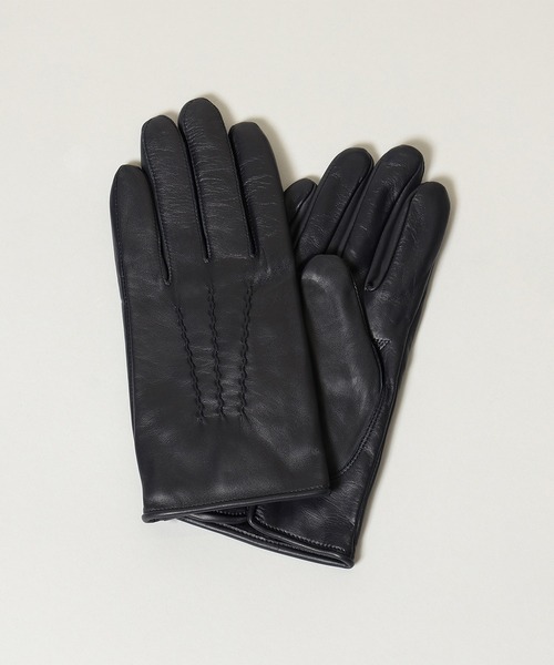 B:MING by BEAMS（ビーミングバイビームス）の「B:MING by BEAMS / レザー グローブ 23AW（タッチパネル対応）（手袋・メンズ・ブラック/ダークブラウン/ネイビー・ONE SIZE）」の2枚目の写真