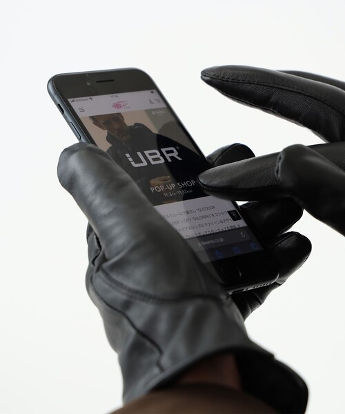 B:MING by BEAMS（ビーミングバイビームス）の「B:MING by BEAMS / レザー グローブ 23AW（タッチパネル対応）（手袋・メンズ・ブラック/ダークブラウン/ネイビー・ONE SIZE）」の16枚目の写真