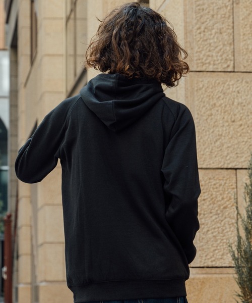 OUTDOOR PRODUCTS（アウトドアプロダクツ）の「【OUTDOOR PRODUCTS/アウトドアプロダクツ】　身頃ボア　ワンポイントブランドロゴ　プルオーバーパーカー（パーカー・メンズ・杢グレー/チャコールグレー/ブラック/ダークグリーン/ベージュ/アイボリー・MEDIUM/LARGE/X-LARGE）」の10枚目の写真