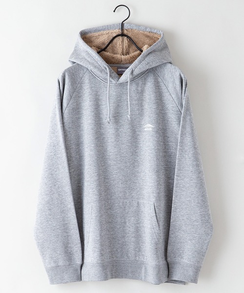 OUTDOOR PRODUCTS（アウトドアプロダクツ）の「【OUTDOOR PRODUCTS/アウトドアプロダクツ】　身頃ボア　ワンポイントブランドロゴ　プルオーバーパーカー（パーカー・メンズ・杢グレー/チャコールグレー/ブラック/ダークグリーン/ベージュ/アイボリー・MEDIUM/LARGE/X-LARGE）」の22枚目の写真