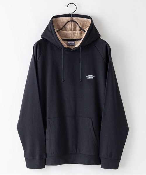 OUTDOOR PRODUCTS（アウトドアプロダクツ）の「【OUTDOOR PRODUCTS/アウトドアプロダクツ】　身頃ボア　ワンポイントブランドロゴ　プルオーバーパーカー（パーカー・メンズ・杢グレー/チャコールグレー/ブラック/ダークグリーン/ベージュ/アイボリー・MEDIUM/LARGE/X-LARGE）」の20枚目の写真