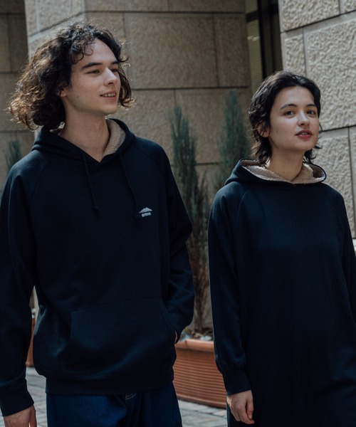 OUTDOOR PRODUCTS（アウトドアプロダクツ）の「【OUTDOOR PRODUCTS/アウトドアプロダクツ】　身頃ボア　ワンポイントブランドロゴ　プルオーバーパーカー（パーカー・メンズ・杢グレー/チャコールグレー/ブラック/ダークグリーン/ベージュ/アイボリー・MEDIUM/LARGE/X-LARGE）」の19枚目の写真