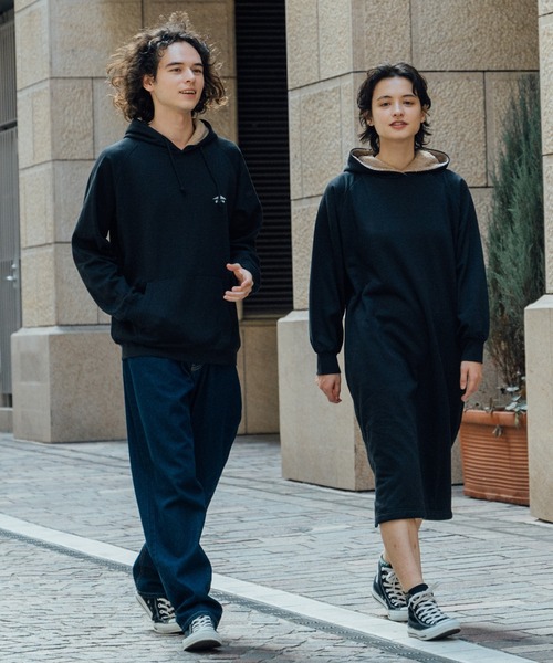 OUTDOOR PRODUCTS（アウトドアプロダクツ）の「【OUTDOOR PRODUCTS/アウトドアプロダクツ】　身頃ボア　ワンポイントブランドロゴ　プルオーバーパーカー（パーカー・メンズ・杢グレー/チャコールグレー/ブラック/ダークグリーン/ベージュ/アイボリー・MEDIUM/LARGE/X-LARGE）」の17枚目の写真