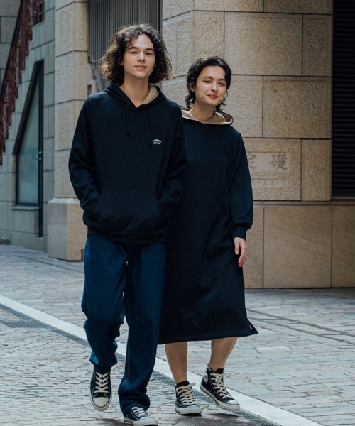 OUTDOOR PRODUCTS（アウトドアプロダクツ）の「【OUTDOOR PRODUCTS/アウトドアプロダクツ】　身頃ボア　ワンポイントブランドロゴ　プルオーバーパーカー（パーカー・メンズ・杢グレー/チャコールグレー/ブラック/ダークグリーン/ベージュ/アイボリー・MEDIUM/LARGE/X-LARGE）」の18枚目の写真