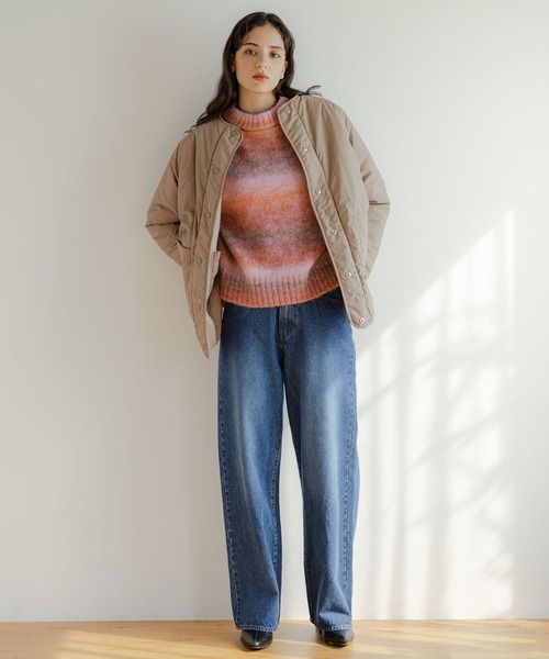 LAKOLE（ラコレ）の「グラデーションニットプルオーバー / 982199（ニット/セーター・レディース・ブルー/マルチ/レッド/グリーン・MEDIUM/SMALL）」の10枚目の写真