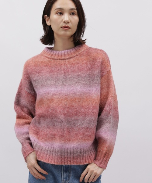 LAKOLE（ラコレ）の「グラデーションニットプルオーバー / 982199（ニット/セーター・レディース・ブルー/マルチ/レッド/グリーン・MEDIUM/SMALL）」の20枚目の写真