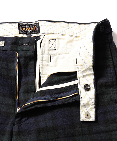 BEAMS PLUS（ビームスプラス）の「BEAMS PLUS / ブラックワッチ クロップドパンツ（その他パンツ・メンズ・その他・LARGE/SMALL/MEDIUM/X-LARGE/X-SMALL）」の4枚目の写真