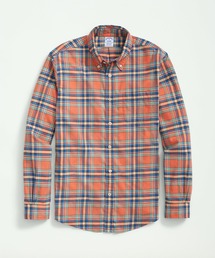フランネル タータンチェック カジュアルシャツ Regular Fit