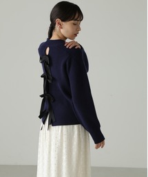 JILL STUART | バックリボンニット(ニット/セーター)