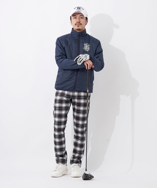 FILA GOLF(フィラゴルフ )の「【FILA GOLF:フィラゴルフ】FILA GOLF メンズ ボンディングパンツ|防風 / 保温 ゴルフ(その他パンツ・メンズ・ホワイト/ブラック/ネイビー/ブラック×グレー・MEDIUM/LARGE/X-LARGE)」の7枚目の写真