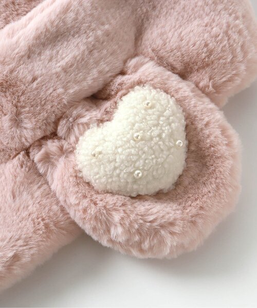 apres les cours（アプレレクール）の「バラエティモチーフマフラー（マフラー・キッズ・ラベンダー/アイボリー/サーモンピンク・120）」の10枚目の写真