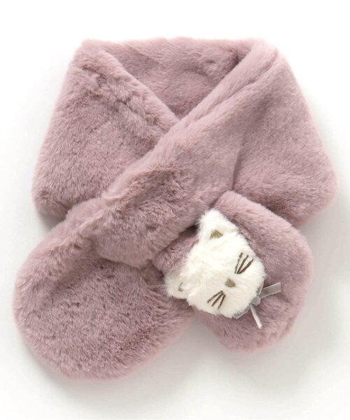 apres les cours（アプレレクール）の「バラエティモチーフマフラー（マフラー・キッズ・ラベンダー/アイボリー/サーモンピンク・120）」の11枚目の写真