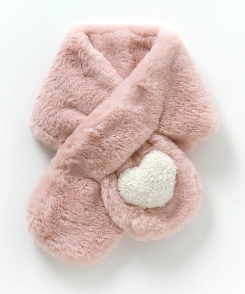 apres les cours（アプレレクール）の「バラエティモチーフマフラー（マフラー・キッズ・ラベンダー/アイボリー/サーモンピンク・120）」の12枚目の写真